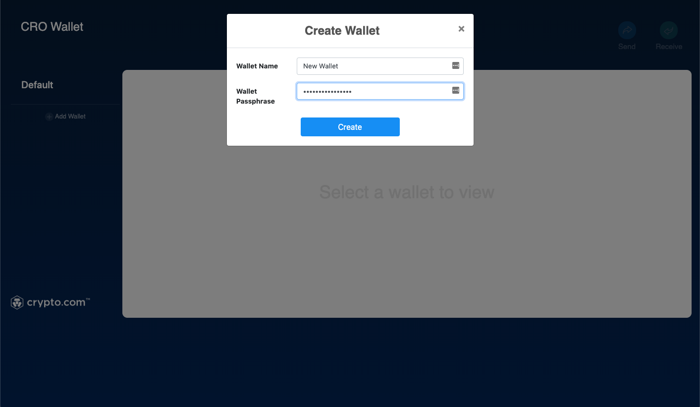 crypto.com chain wallet